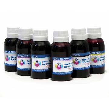 Pack de 8 botellas de 1 litro cada una de tinta pigmentada para plotter Epson k3 7800 9800 n nc g c m a cc mc Pack de 8 botellas de 1 litro cada una de tinta pigmentada para plotter Epson k3 7800 9800 n nc g c m a cc mc
