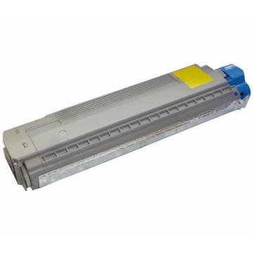cartucho toner reciclado para Oki C801 para Oki C821 amarillo cartucho toner reciclado para Oki C801 para Oki C821 amarillo