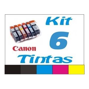 Maxi kit pro recarga cartuchos tinta para Canon pgi 550 cli 551 negro gris y color 6 tintas Maxi kit pro recarga cartuchos tinta para Canon pgi 550 cli 551 negro gris y color 6 tintas