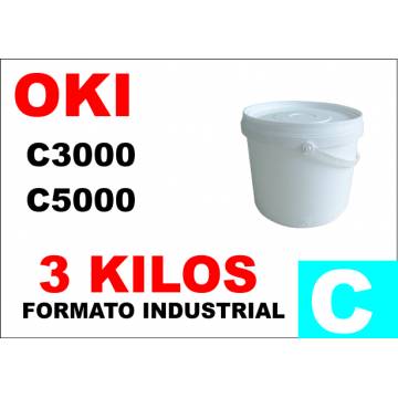 Oki toner color C5000 C8000 C700 C800 CIAN formato industrial 3 Kg Oki toner color C5000 C8000 C700 C800 CIAN formato industrial 3 Kg