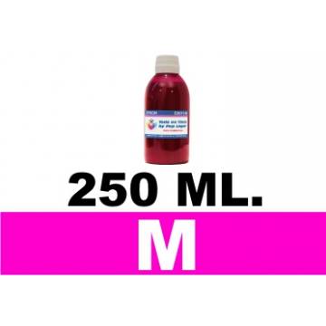 250 ml. tinta magenta colorante para cartuchos para Hp 250 ml. tinta magenta colorante para cartuchos para Hp