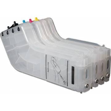 para Hp 940 pack de 4 cartuchos vacios recargables sin chip Bk C M Y para Hp 940 pack de 4 cartuchos vacios recargables sin chip Bk C M Y