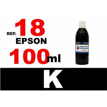 18 18 xl botella 100 ml. tinta negra 18 18 xl botella 100 ml. tinta negra