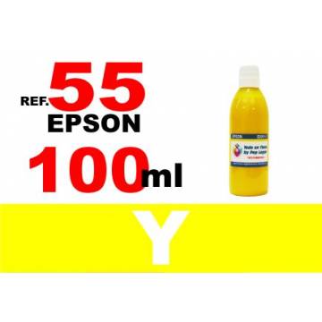 55 55 xl botella 100 ml. tinta amarilla 55 55 xl botella 100 ml. tinta amarilla