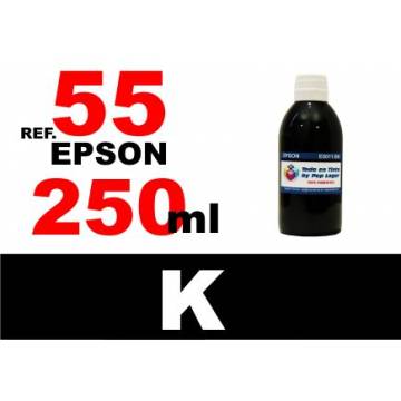 55, 55 XL botella 250 ml. tinta negra 55, 55 XL botella 250 ml. tinta negra