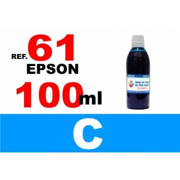 61, 61 XL botella 100 ml. tinta cian 61, 61 XL botella 100 ml. tinta cian
