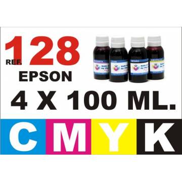 128, 129, 130 pack 4 botellas 100 ml. CMYK 128, 129, 130 pack 4 botellas 100 ml. CMYK