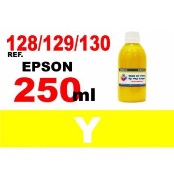 128 129 130 botella 250 ml. tinta amarilla 128 129 130 botella 250 ml. tinta amarilla