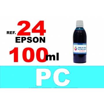 24 XL botella 100 ml. tinta cian photo 24 XL botella 100 ml. tinta cian photo
