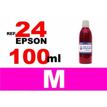 24 xl botella 100 ml. tinta magenta 24 xl botella 100 ml. tinta magenta