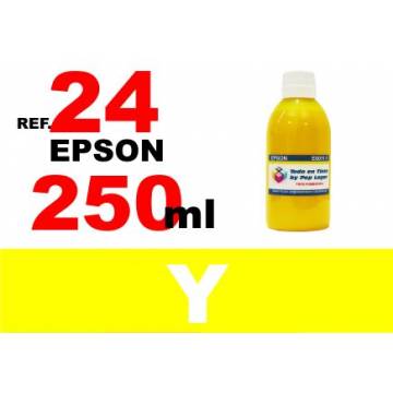 24 xl botella 250 ml. tinta amarilla 24 xl botella 250 ml. tinta amarilla
