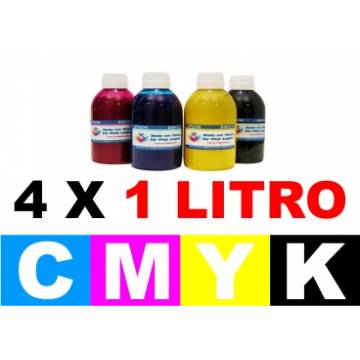 4 botellas de 1 L de tinta para Canon Bkpg C M Y 4 botellas de 1 L de tinta para Canon Bkpg C M Y