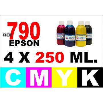 789 y 790 pack 4 botellas 250 ml. CMYK 789 y 790 pack 4 botellas 250 ml. CMYK