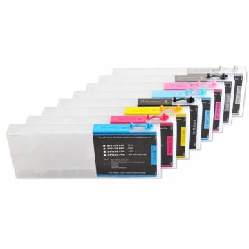 T544X 8 cartuchos recargables Stylus Pro 4000 C8 T544X 8 cartuchos recargables Stylus Pro 4000 C8
